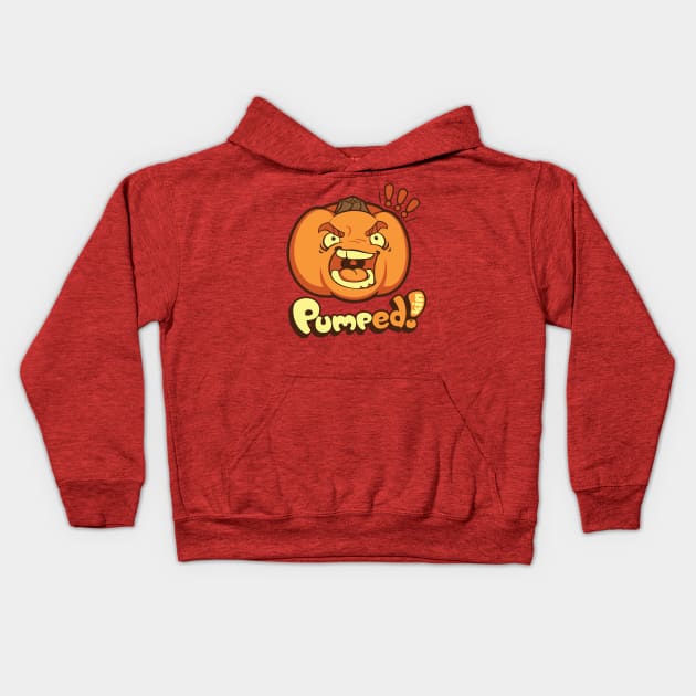 Pumped!kin Kids Hoodie by JollyHedgehog